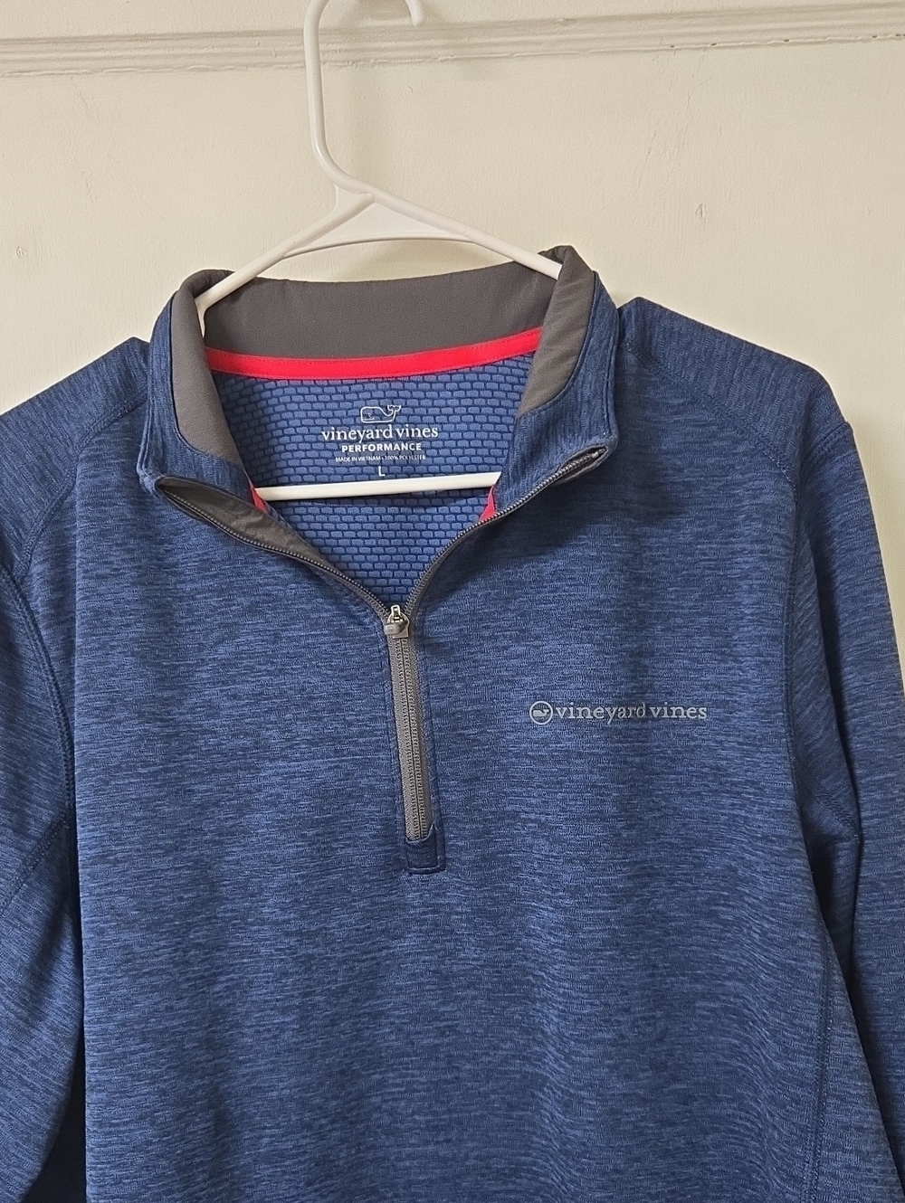 Vineyard Vines Men's Sankaty Performance 1/4 Zip Pullover Size Large